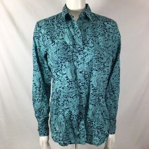 Roper wear the west pearl snap button up paisley